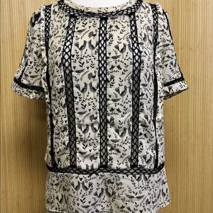 Meadow Rue Chicken Print Top